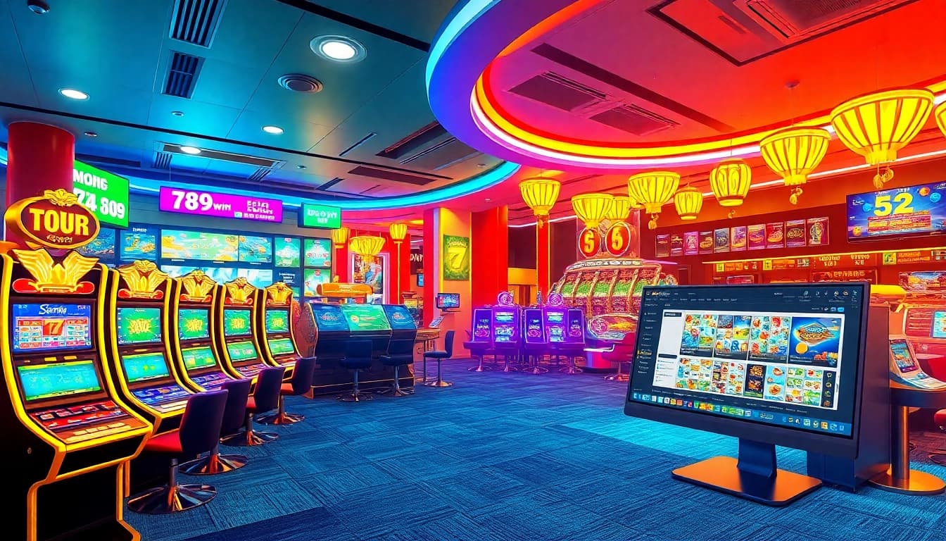 Experience the thrill of gaming on 789win, featuring vibrant slot machines and sports betting.