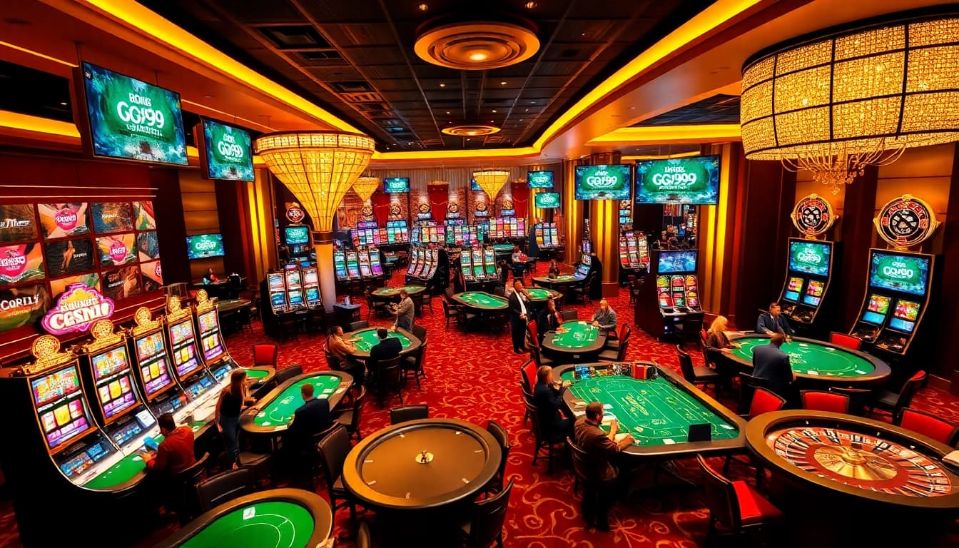 Experience the excitement of gambling at https://go99.institute/ with vibrant casino tables and slot machines.