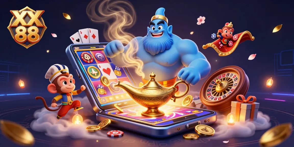 Win big with XX 88 through vibrant 3D casino characters and dynamic gaming elements.