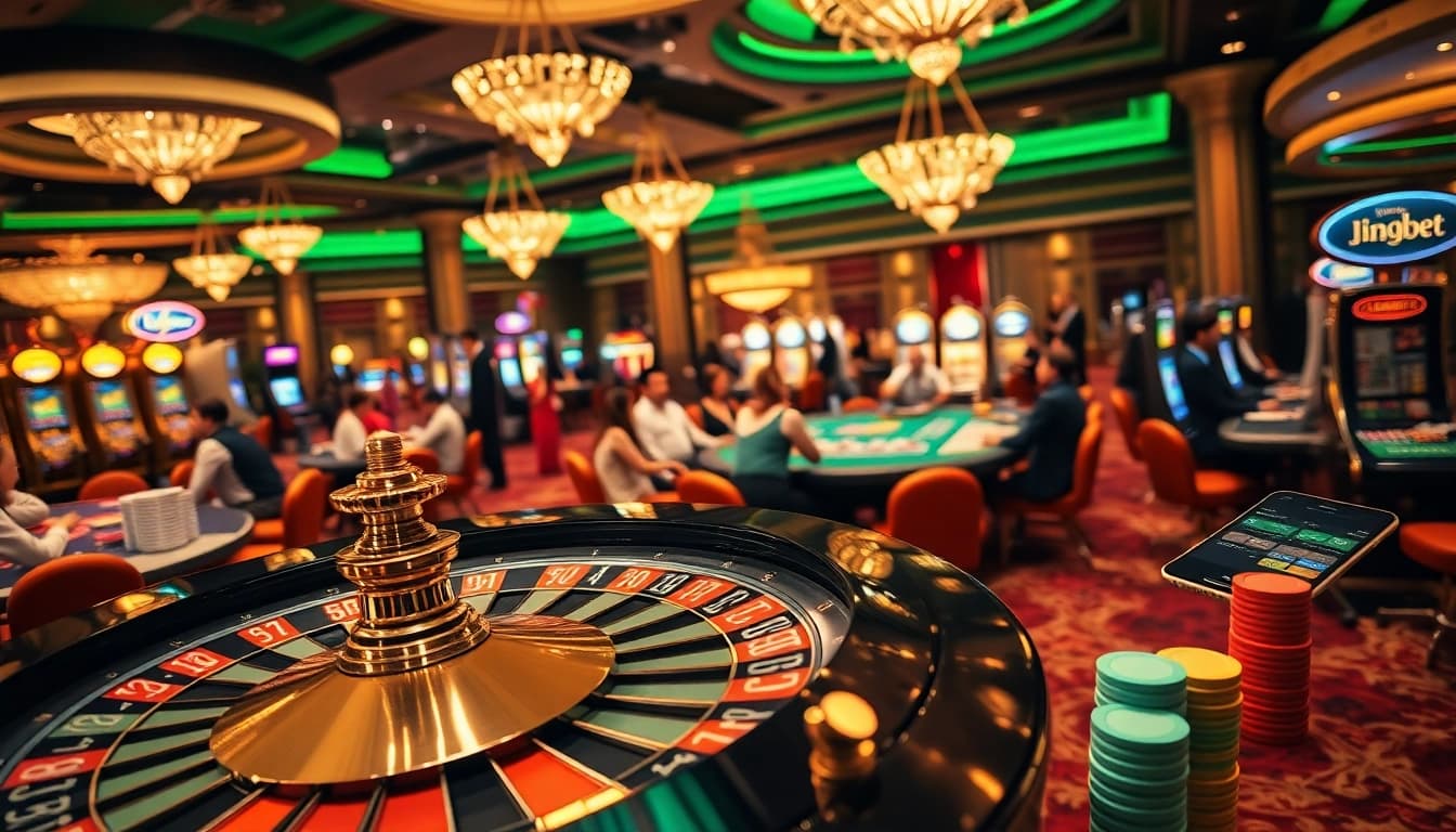 Experience thrilling gaming action at i9bet with luxurious casino vibes and diverse players.