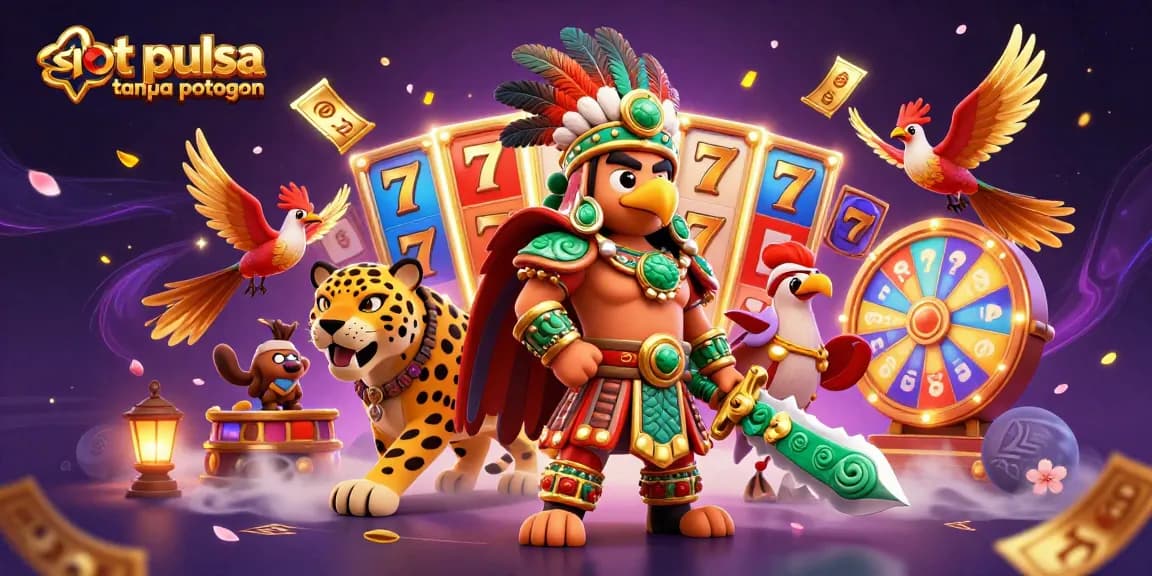 Experience slot pulsa tanpa potongan excitement with top characters and dynamic gaming elements