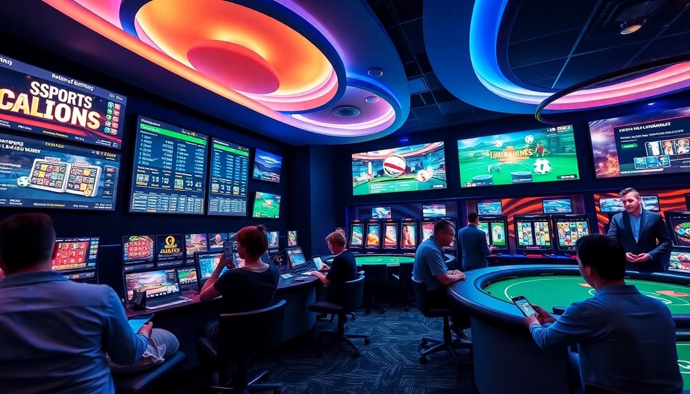 8s online betting platform showcasing exciting games in a modern digital casino environment.