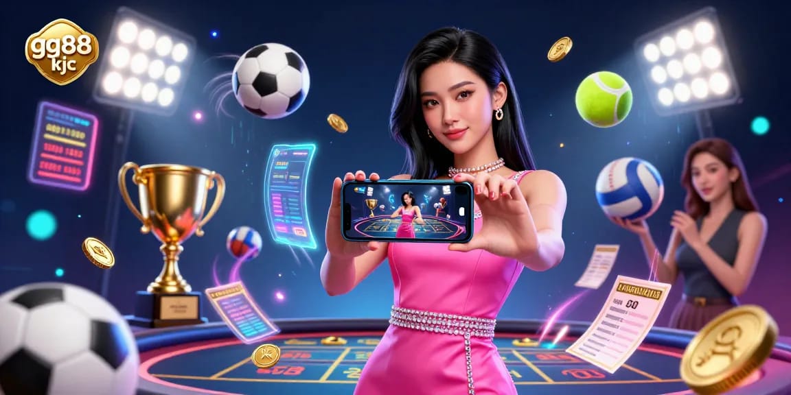 Experience the thrill of betting on gg88 kjc with dynamic sports elements and holographic displays.