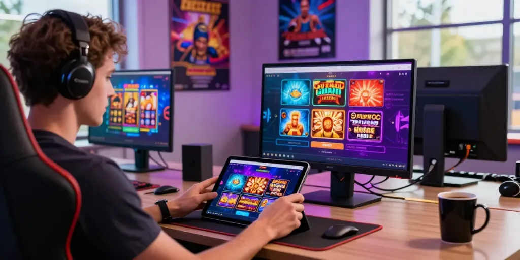 A80 casino experience featuring vibrant gaming interface and user interaction in a lively online gaming environment.