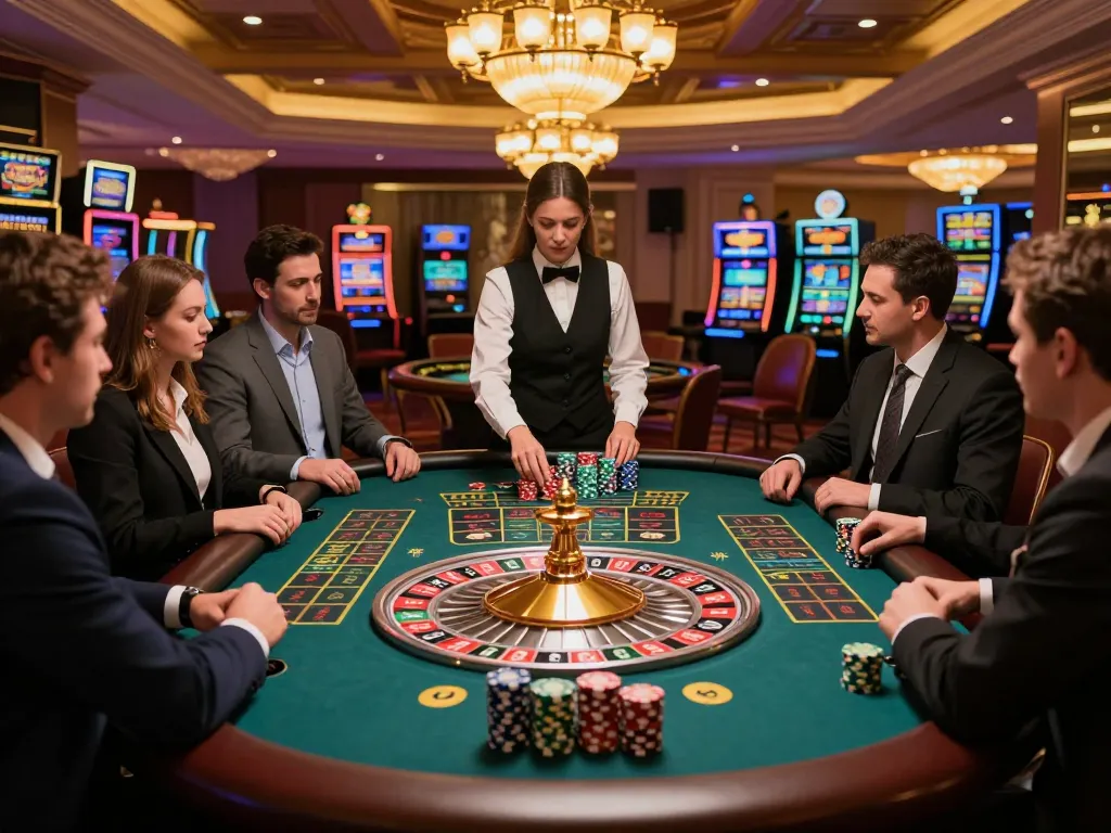 Witness the excitement at the roulette table as players strategize for a chance to win on revjeffhood platform.