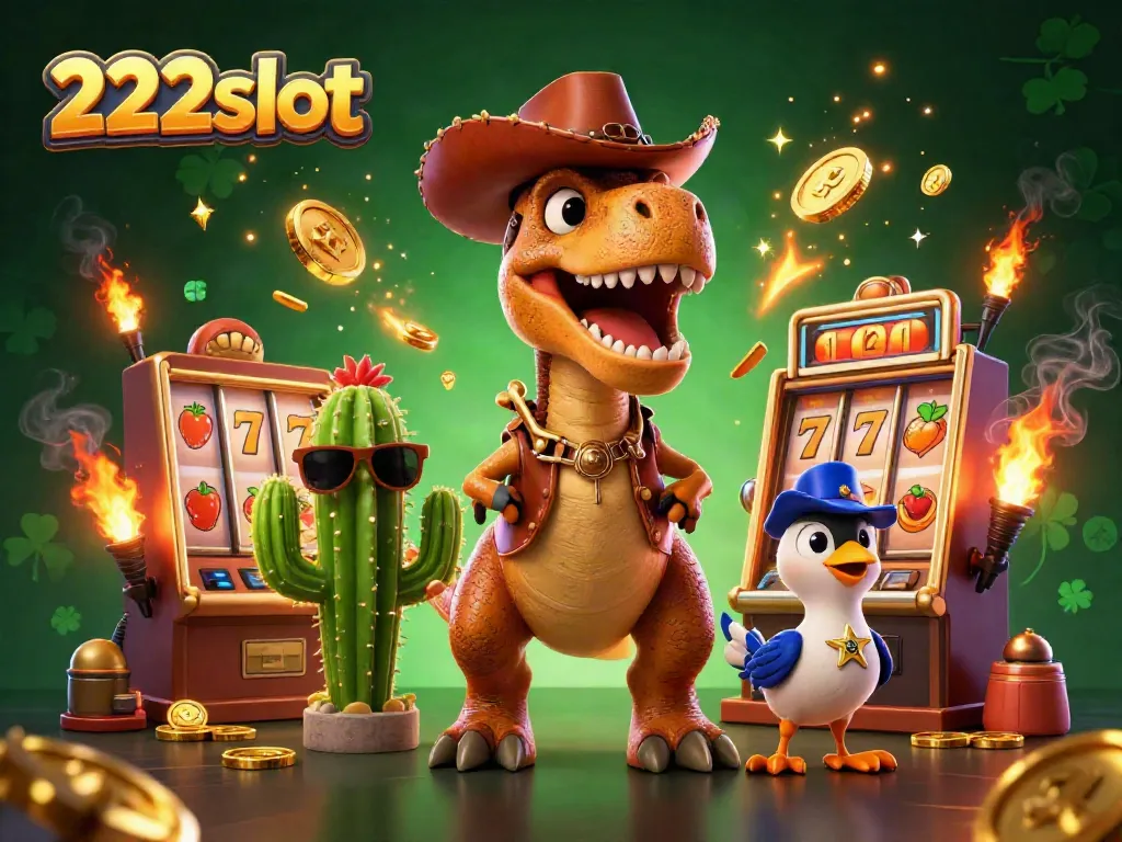 Mendapatkan rezeki besar dengan 222slot, simbol keberuntungan dan kesenangan bermain slot.