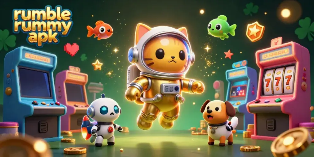 Play thrilling casino games with the vibrant rumble rummy apk, featuring stunning 3D characters and action-packed elements.