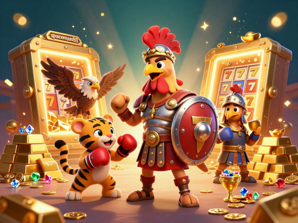Engage in thrilling gameplay with spaceman88's immersive slot experience, featuring jackpot symbols and dynamic characters.