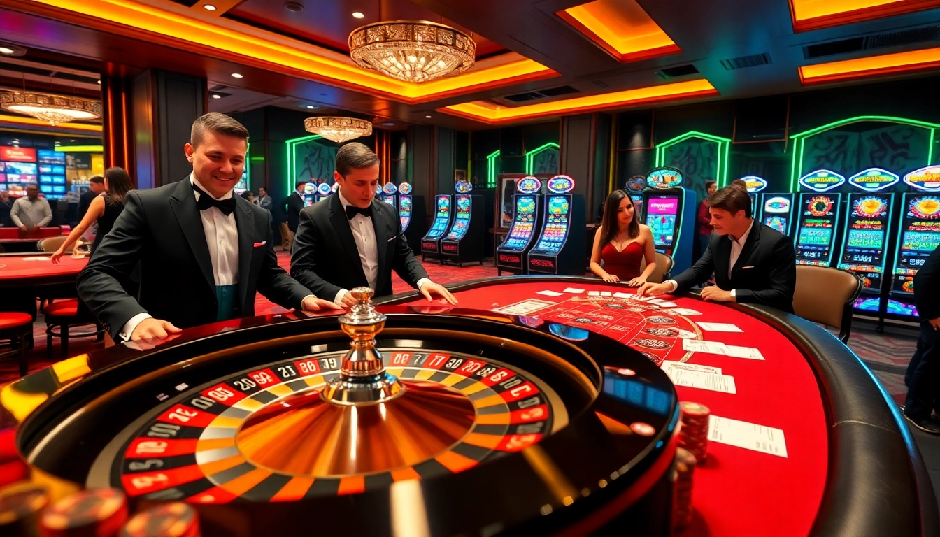 RR88RD features an engaging casino scene with poker chips and a roulette wheel illustrating online gambling excitement.