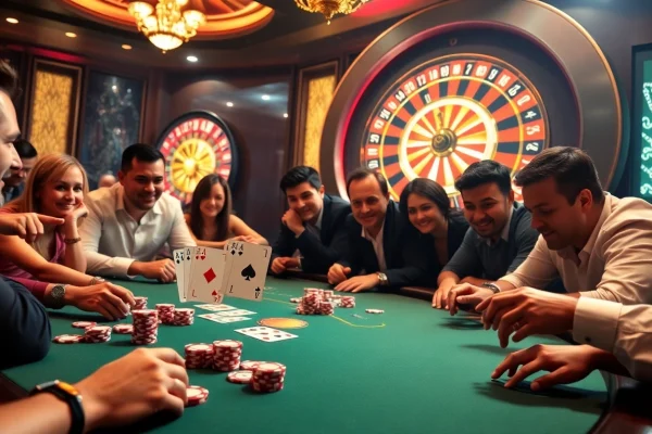 Experience thrilling gameplay at ww88 casino with poker chips and roulette wheel in action.
