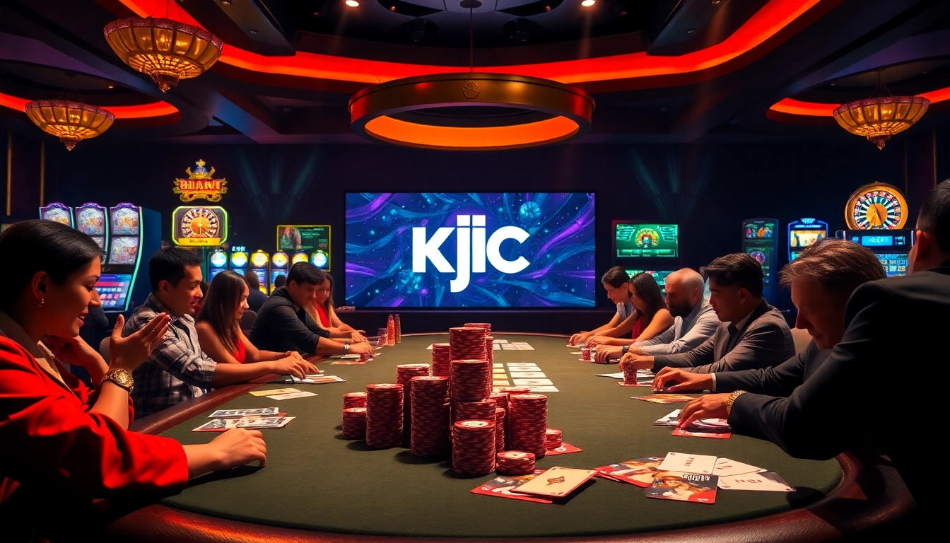Experience top-tier gambling at nhà cái KJC with luxury poker games and vibrant slot machines.