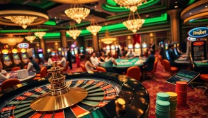 Experience thrilling gaming action at i9bet with luxurious casino vibes and diverse players.