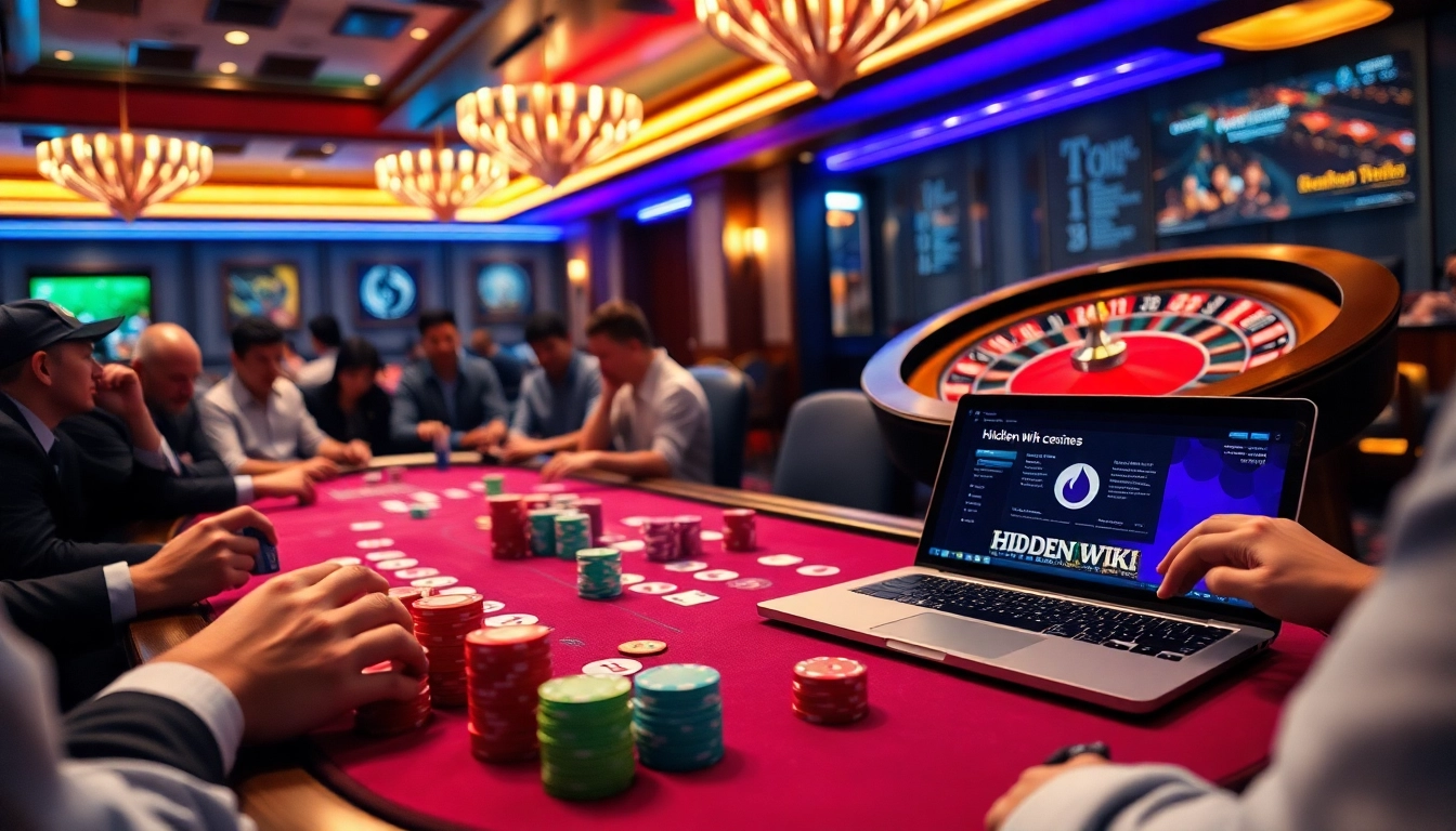 Experience the hidden wiki tor while playing an exciting poker game at a luxurious casino.