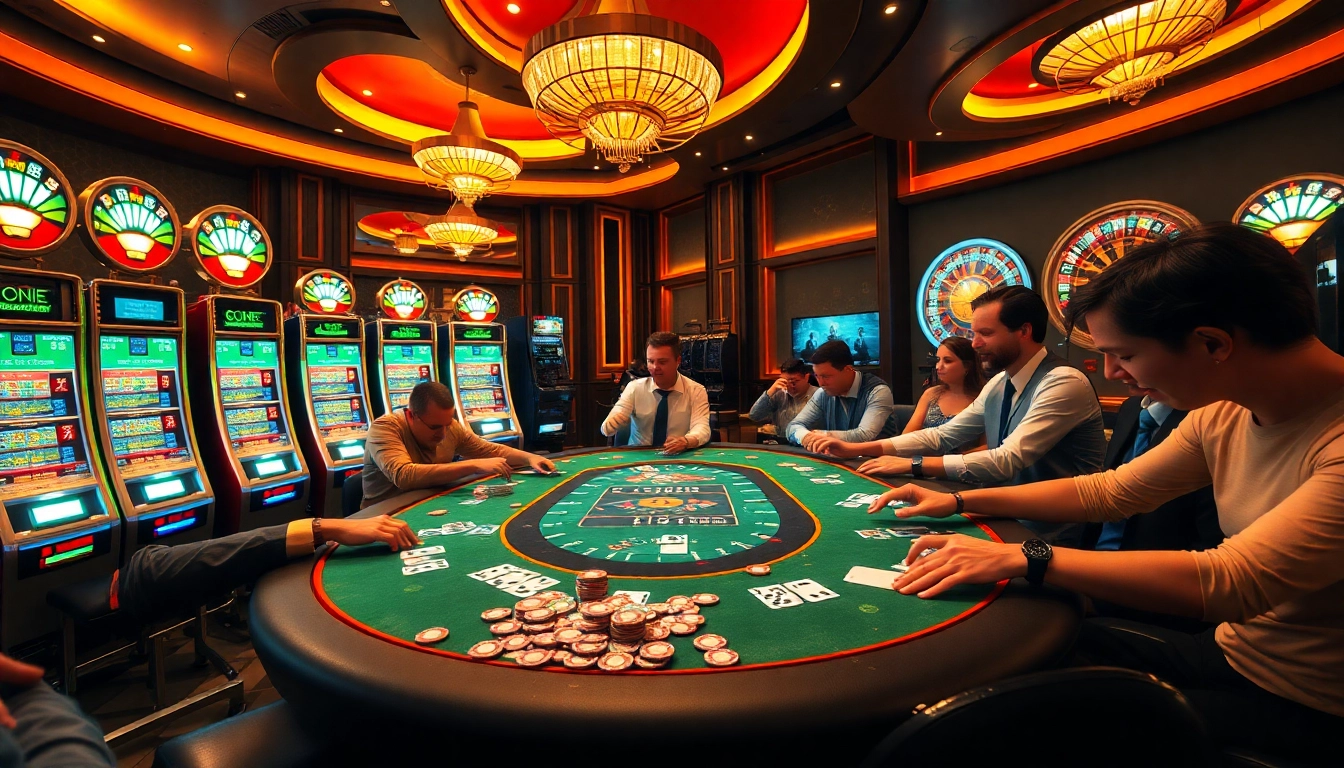 The hidden wiki 2026 showcases an exciting casino scene with players at a dynamic poker table.