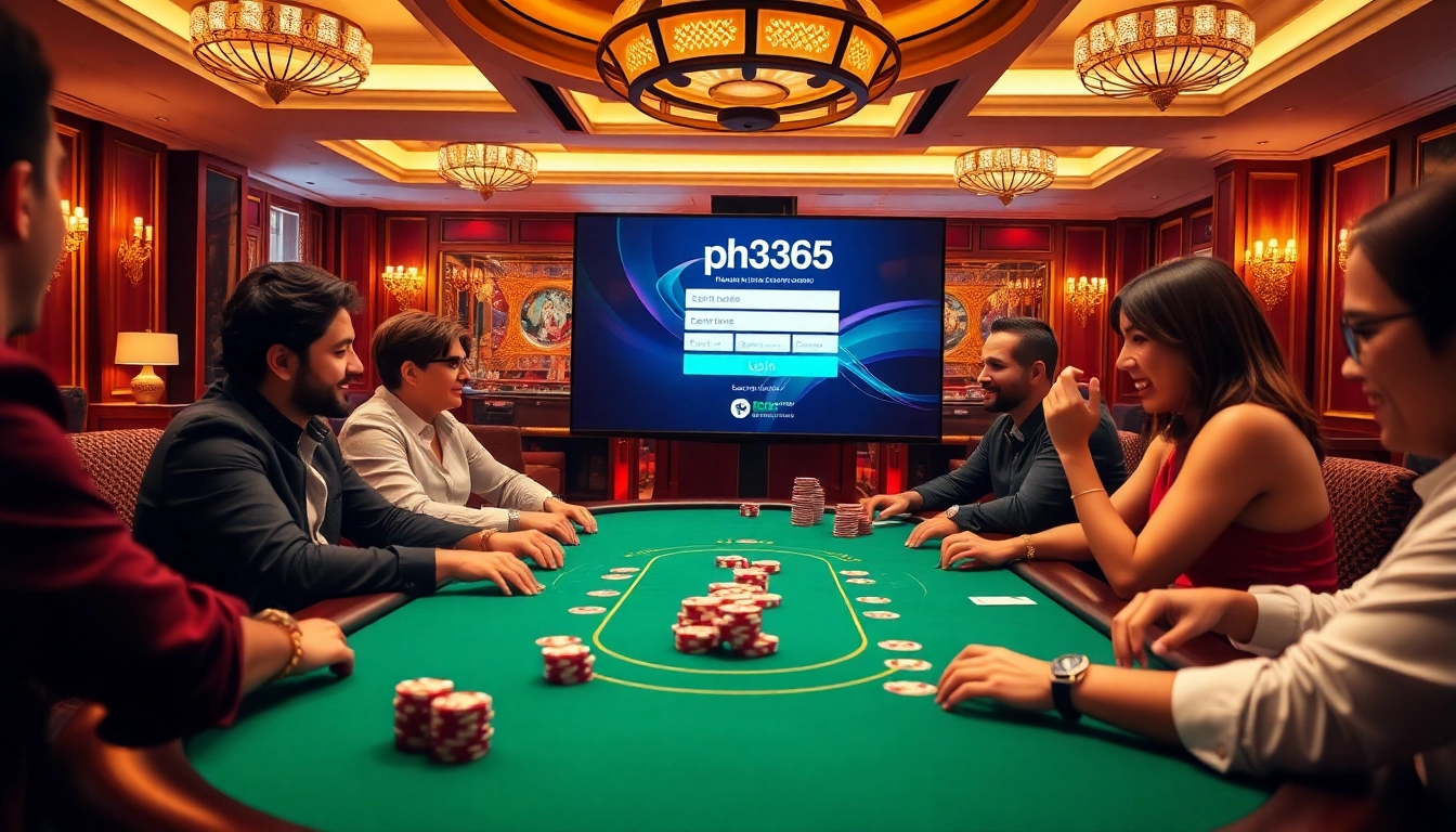Take action with ph365 login to access elite casino games amidst a thrilling gaming environment.