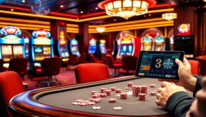 Experience thrilling poker action at AU88, where luxury meets excitement in a vibrant casino setting.