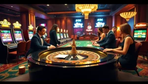 Engage with thrilling online gambling at 123bet featuring live roulette and vibrant casino elements.