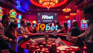 Experience the thrill of betting at i9bet with vibrant casino visuals and engaging gameplay.