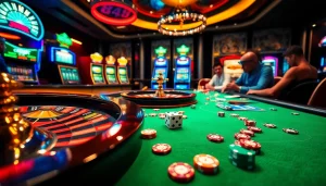 Experience the excitement of high-stakes gambling at 88aa casino tables with vibrant colors and dynamic action.
