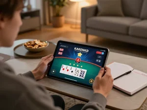Engage in online poker gameplay at xx88 with a user-friendly interface in a cozy setting