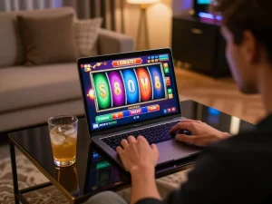 Engage in thrilling gameplay at TR88 online casino with colorful slot machines.