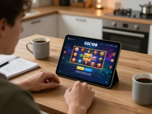 Terlibat dalam login Gsc108 untuk slot online dari pengaturan meja dapur yang nyaman