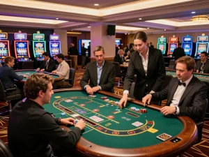 Players enjoying various games at cm88 casino, showcasing excitement and strategic gameplay